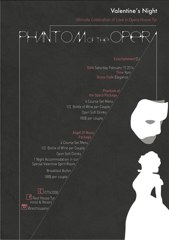 Valentine Night Phantom of the Opera